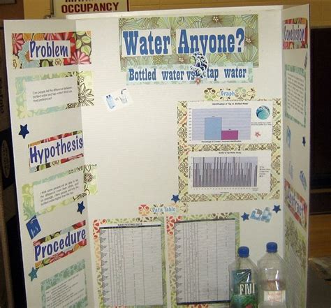 testing bottled water science fair project|testing water quality science project.